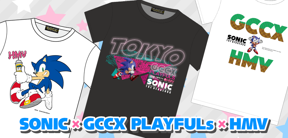 Sega ソニックチャンネル トピックス Sonic Gccx Playfuls Hmv コラボtシャツ