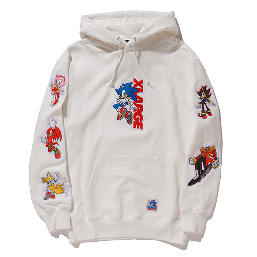 SEGA | ソニックチャンネル | トピックス | XLARGE×SONIC フードスウェット