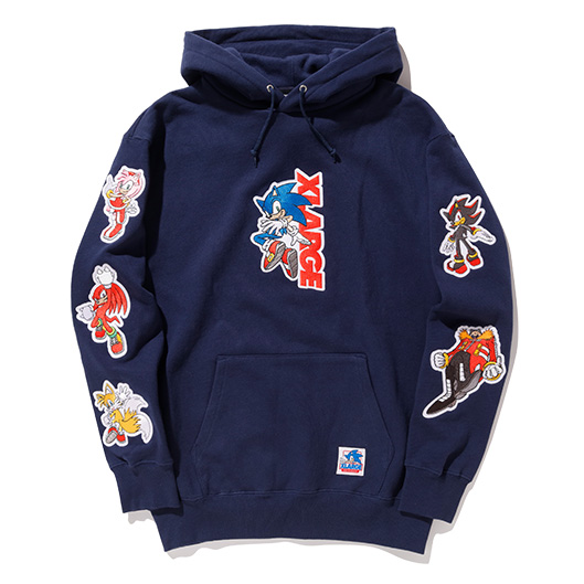 SEGA | ソニックチャンネル | トピックス | XLARGE×SONIC フードスウェット