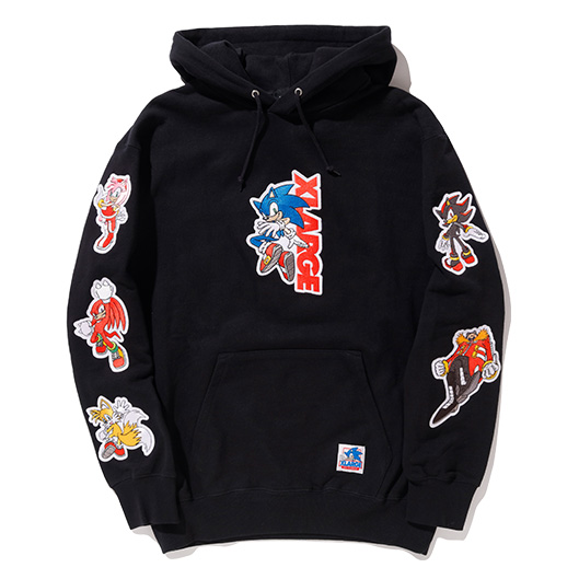 SEGA | ソニックチャンネル | トピックス | XLARGE×SONIC フードスウェット