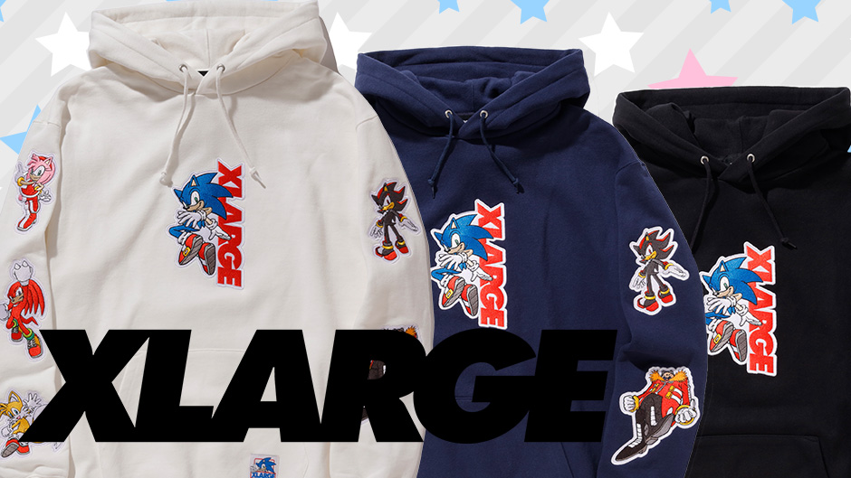 SEGA | ソニックチャンネル | トピックス | XLARGE×SONIC フードスウェット