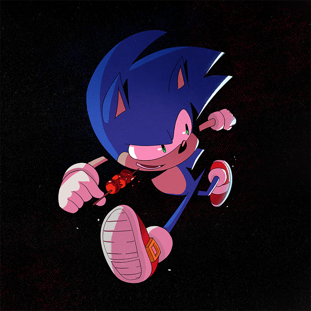 【新品】ソニック 復刻原画 製作者サイン Sonic ソニック スーパースターズ 復刻原画 製作者サイン【新品未開封