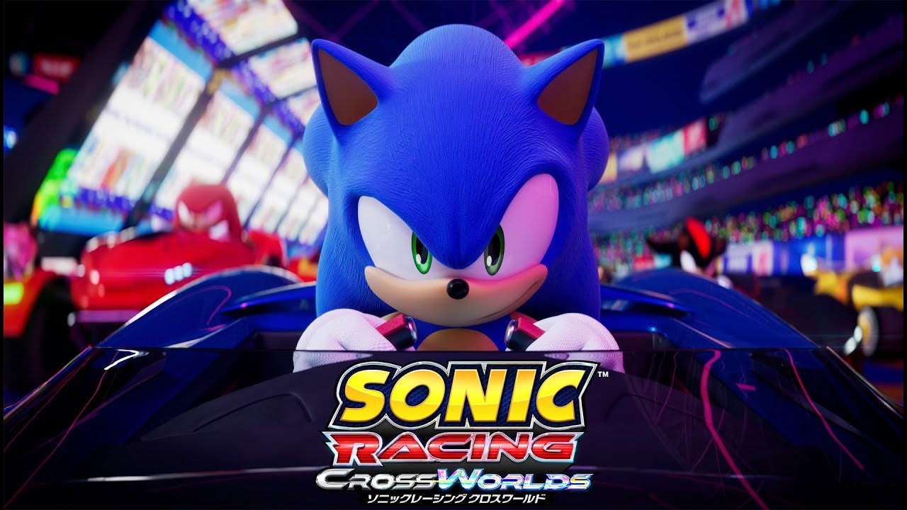 ソニックレーシング　クロスワールド　B2サイズのポスター ダミージャケット ソニックレーシング クロスワールド』2025年登場決定！