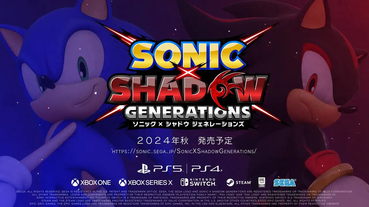 ソニック × シャドウ ジェネレーションズ』公式サイト VIDEO|SEGA